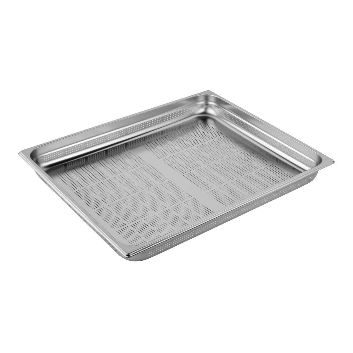 Inox Macel Maxipan Gastronorm Perforated 2/1 Size 650x530x65mm / 19.0Lt - Kitchenly