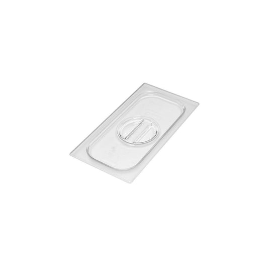 Inox Macel Gastronorm Lid Polycarbonate Clear 1/3 Size 325x176mm (Box of 12) - Kitchenly