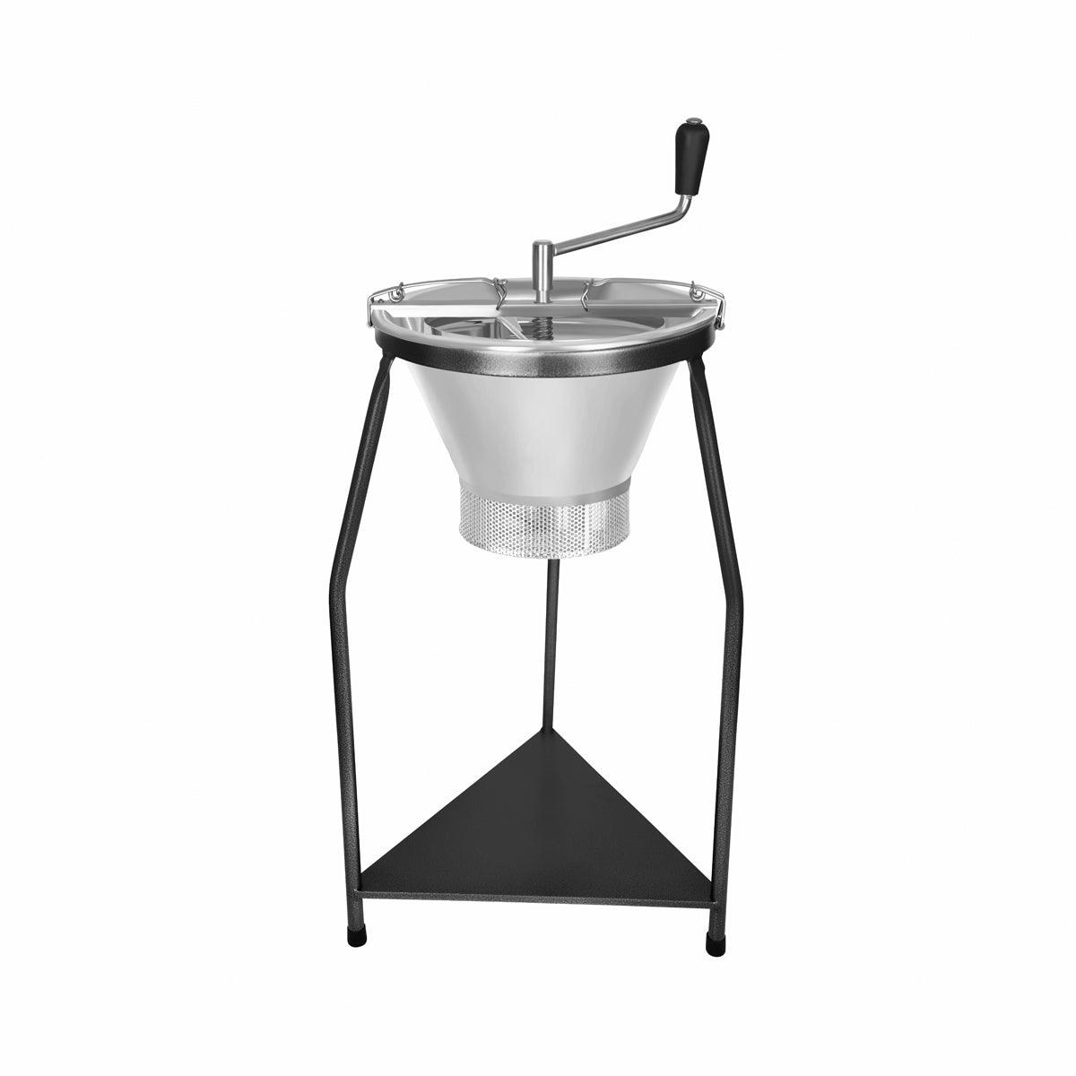 Paderno Food Mill Tin with 3mm Blade & Stand 390x800mm - Kitchenly
