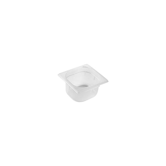 Inox Macel Gastronorm Pan Polypropylene 1/6 Size 176x162x100mm / 1.5Lt - Kitchenly