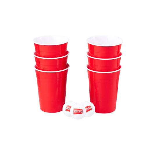 Redds Redds Reusable Cup Pong Pack With 3 Ping Pong Balls 425ml (Box of 6)