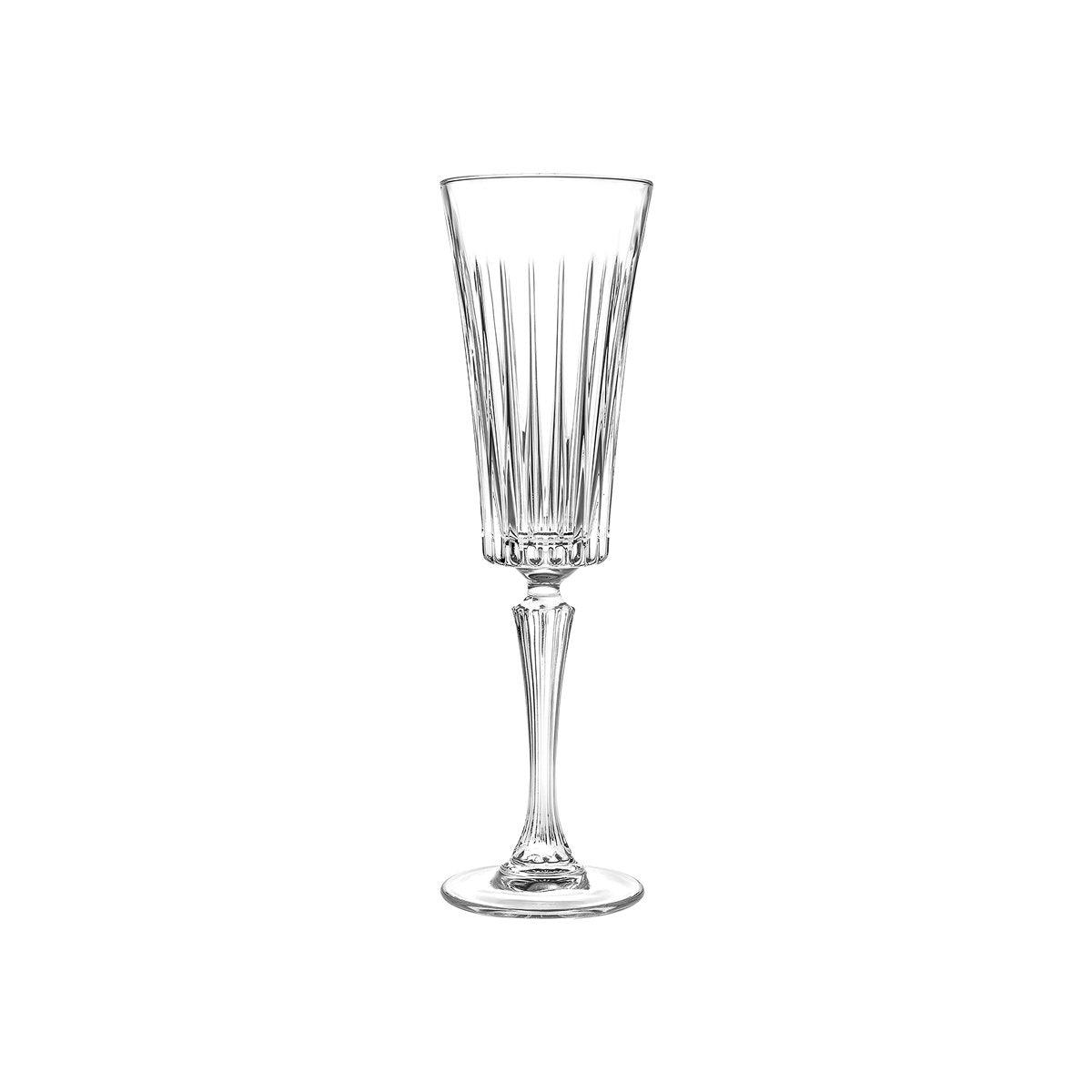 RCR Cristalleria Timeless Champagne Flute 210ml (Box of 12) - Kitchenly
