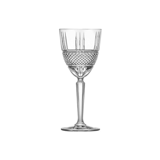 RCR Cristalleria Brillante Wine Goblet 230ml (Box of 12) - Kitchenly