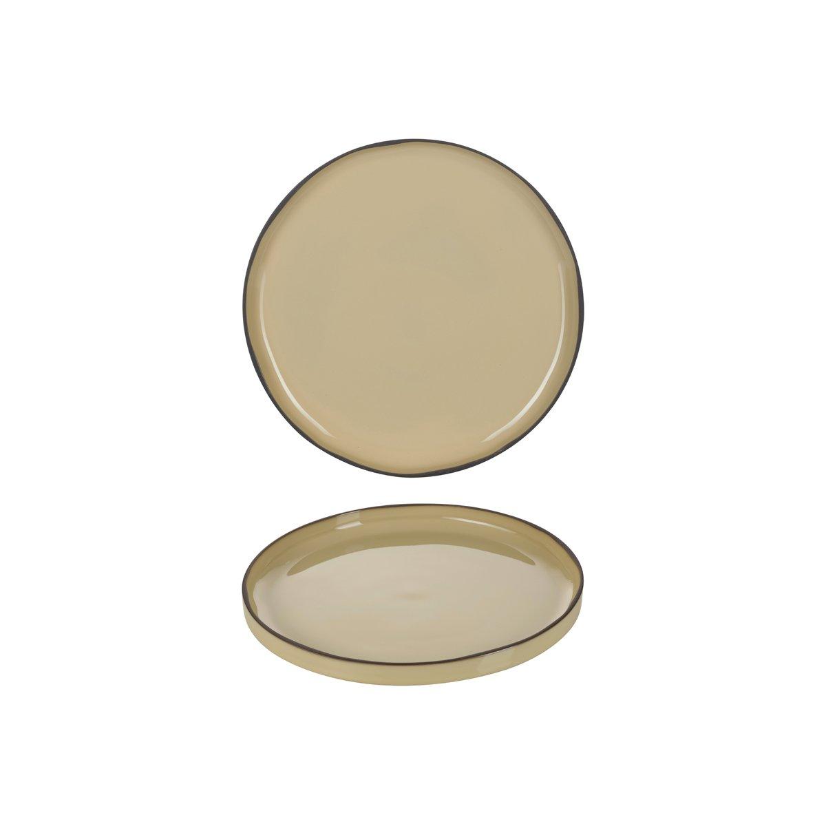 Revol Caractere Nutmeg Round Plate 260mm (Box of 4) - Kitchenly