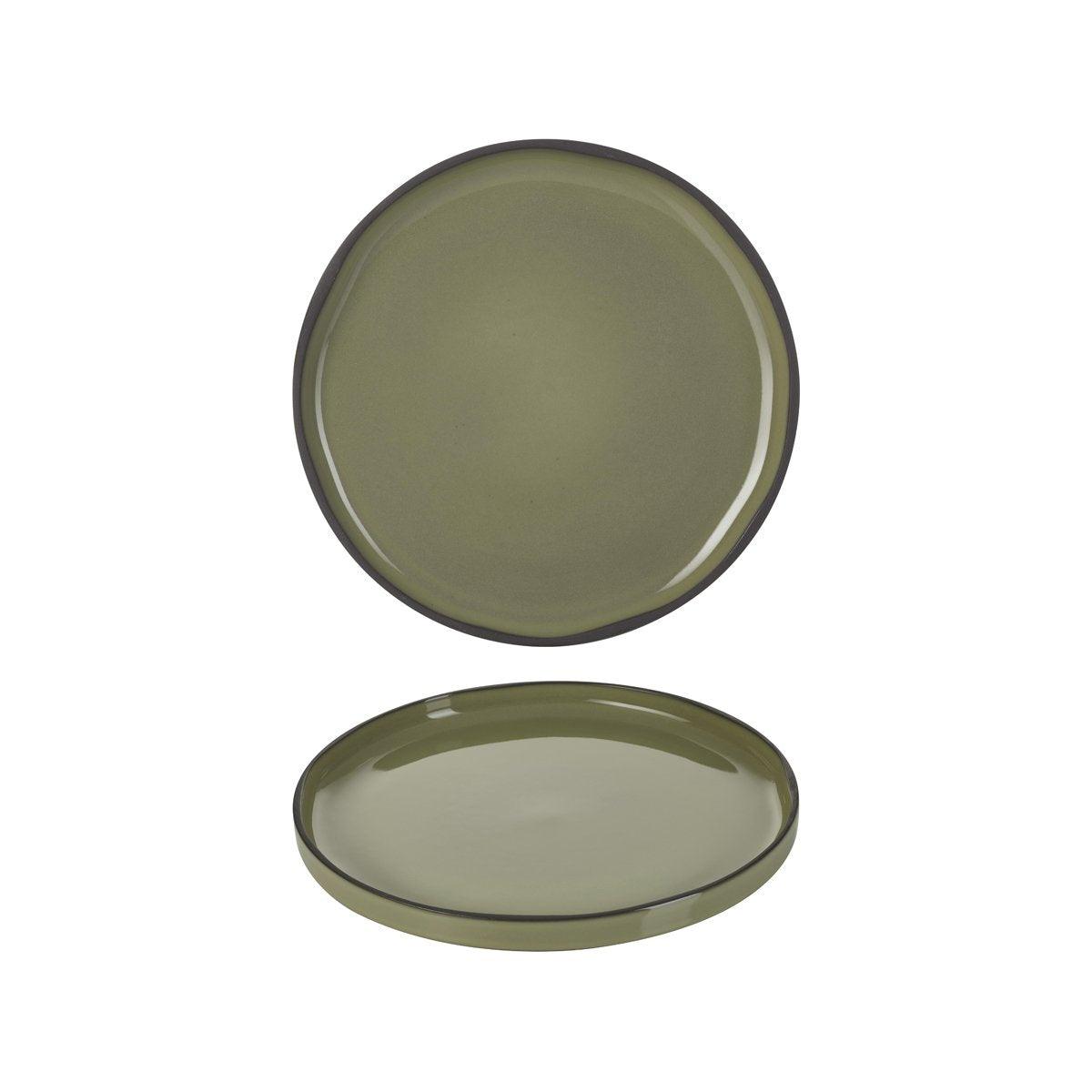 Revol Caractere Cardamom Round Plate 260mm (Box of 4) - Kitchenly