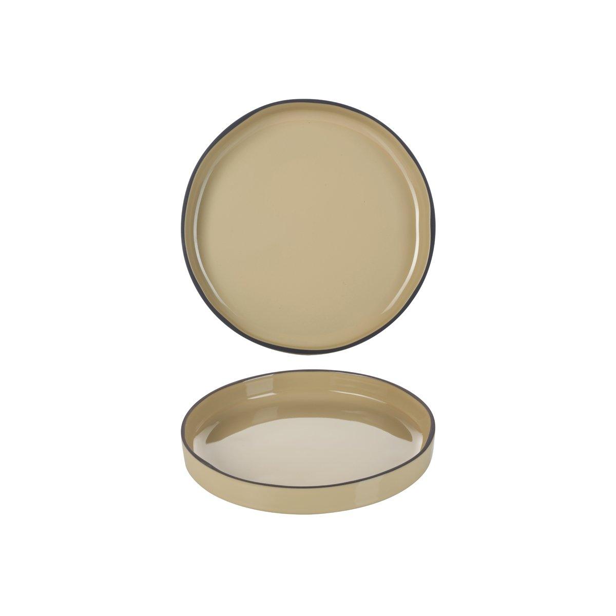 Revol Caractere Nutmeg Gourmet Plate 230mm (Box of 4) - Kitchenly