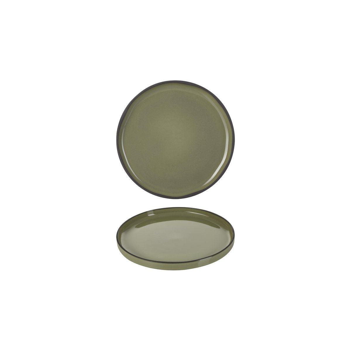 Revol Caractere Cardamom Round Plate 210mm (Box of 4) - Kitchenly