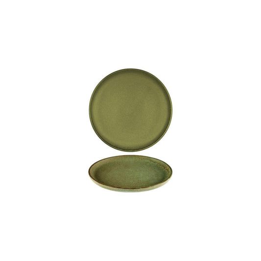 Serax Surface Camo Green Round Bread Plate 160mm - Kitchenly