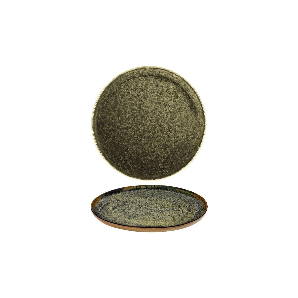 Serax Surface Indi Grey Round Plate 240mm - Kitchenly