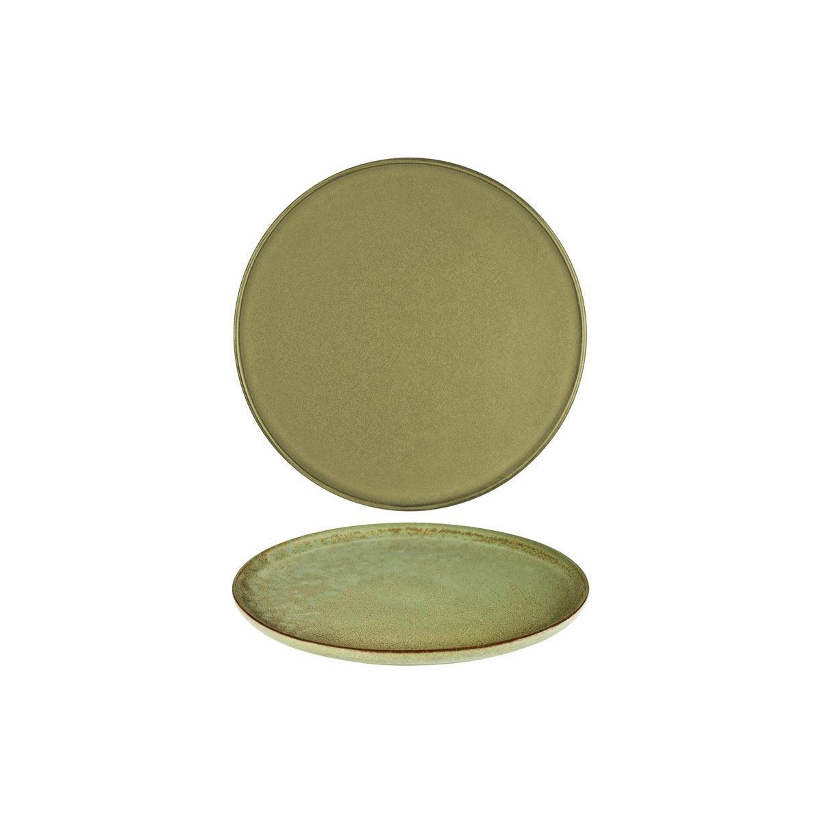 Serax Surface Camo Green Round Plate 270mm - Kitchenly