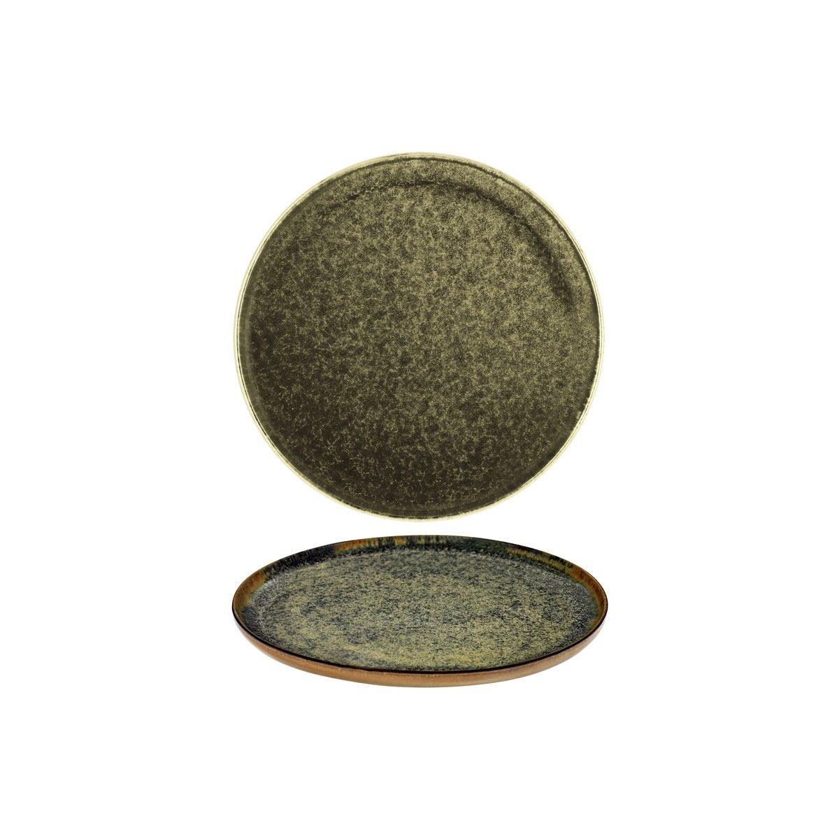 Serax Surface Indi Grey Round Plate 270mm - Kitchenly
