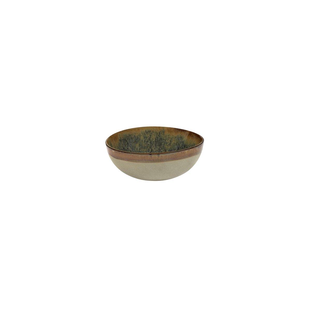 Serax Surface Indi Grey Round Bowl 130mm - Kitchenly