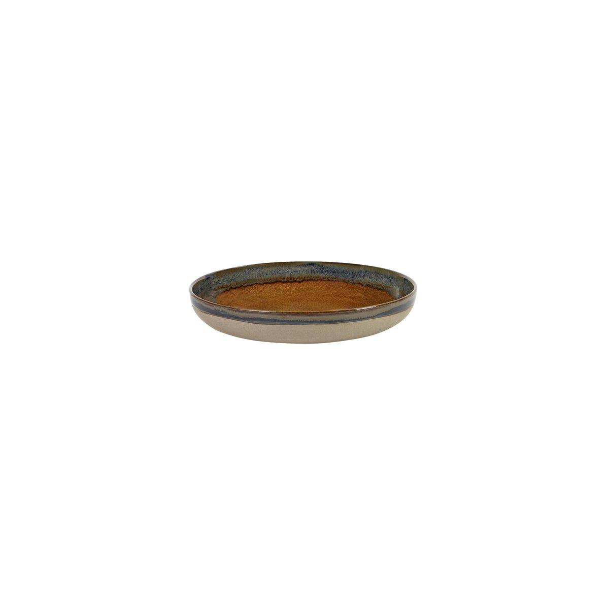 Serax Surface Rusty Brown Round Serving Dish 320mm - Kitchenly