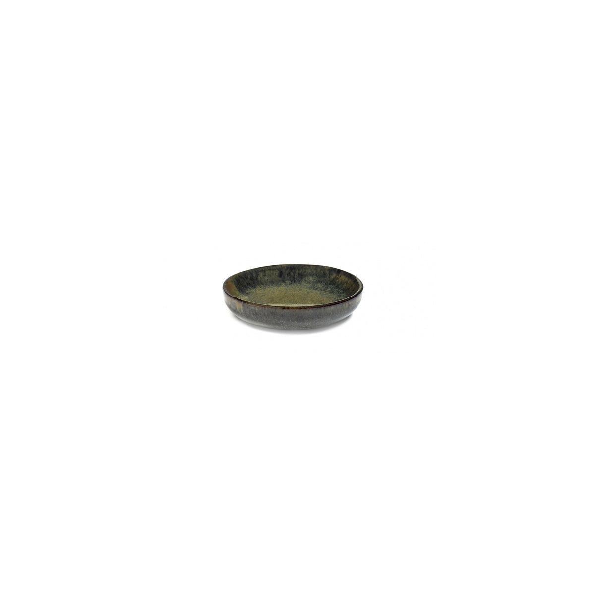 Serax Surface Indi Grey Round Olive / Sauce Dish 90mm - Kitchenly