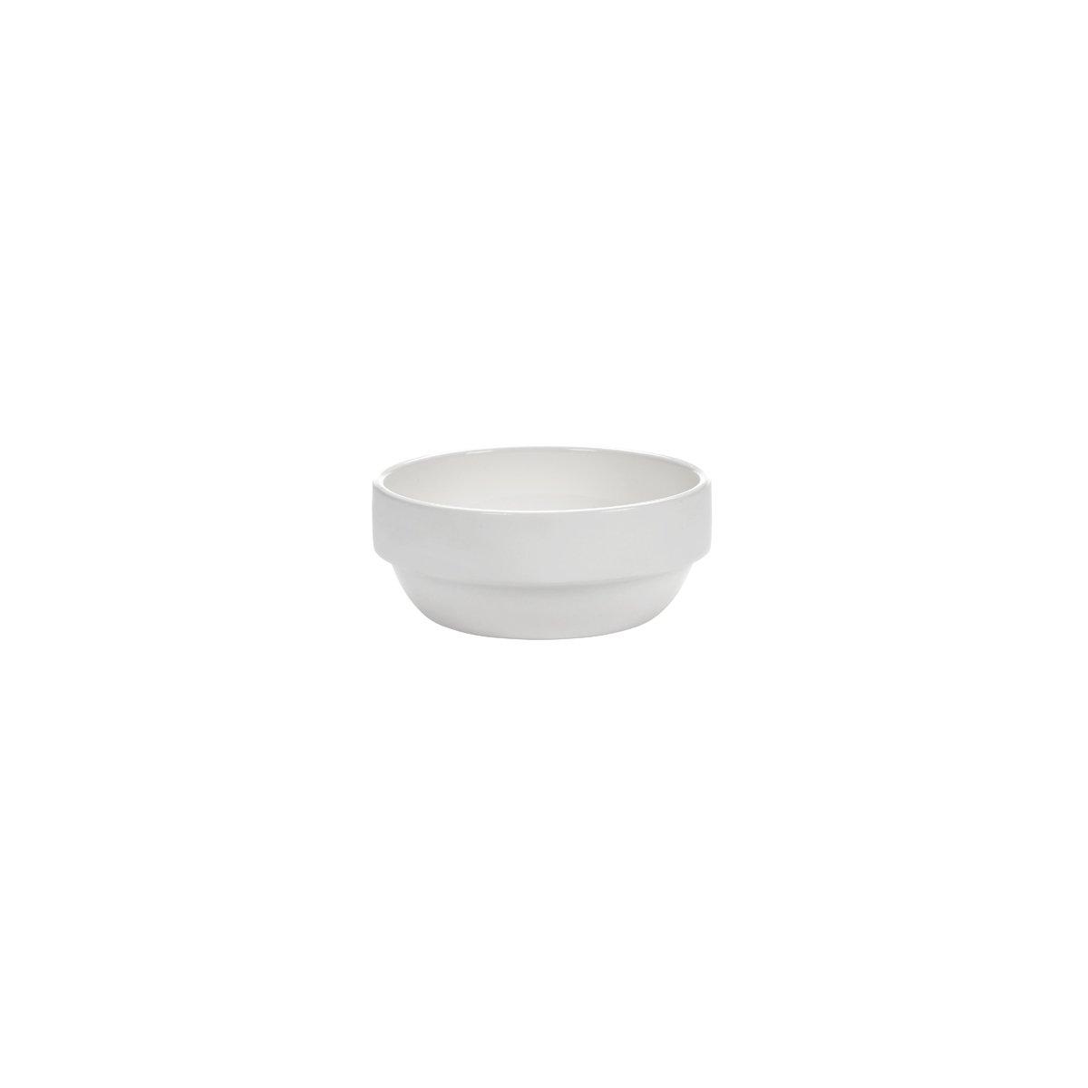 Serax Passe-Partout Matt White Round Bowl 140mm (Box of 4) - Kitchenly