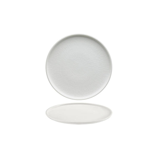 Schonwald Shiro Round Flat Coupe Plate 210mm With Relief Design (Box of 6) - Kitchenly