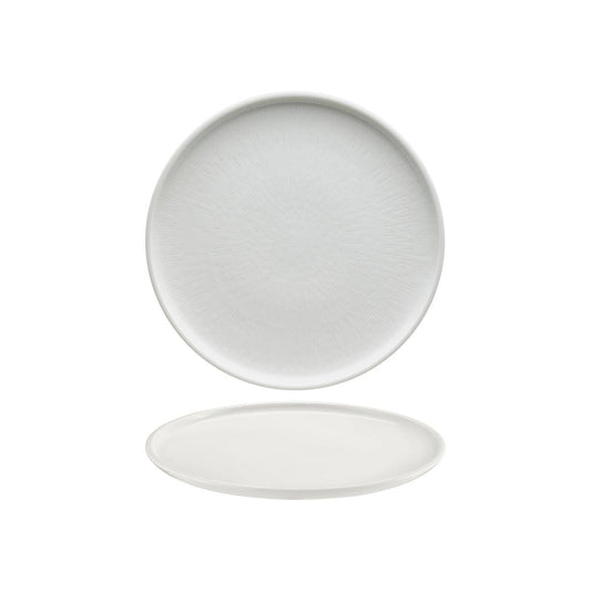 Schonwald Shiro Round Flat Coupe Plate 240mm With Relief Design (Box of 6) - Kitchenly