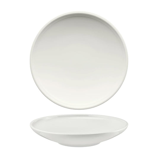 Schonwald Shiro Round Deep Coupe Plate 280mm (Box of 6) - Kitchenly