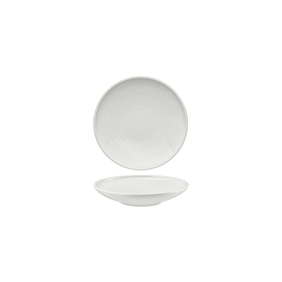 Schonwald Shiro Round Deep Coupe Plate Relief Design 150mm (Box of 12) - Kitchenly