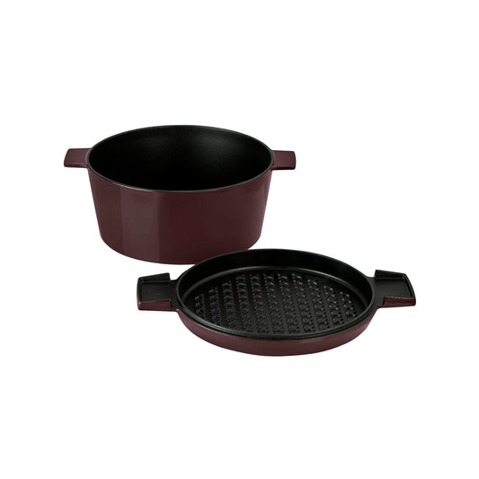 Stanley Rogers Cast Iron French Oven Bordeaux 280mm