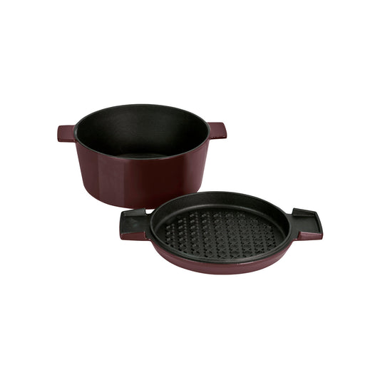 Stanley Rogers Cast Iron French Oven Bordeaux 240mm
