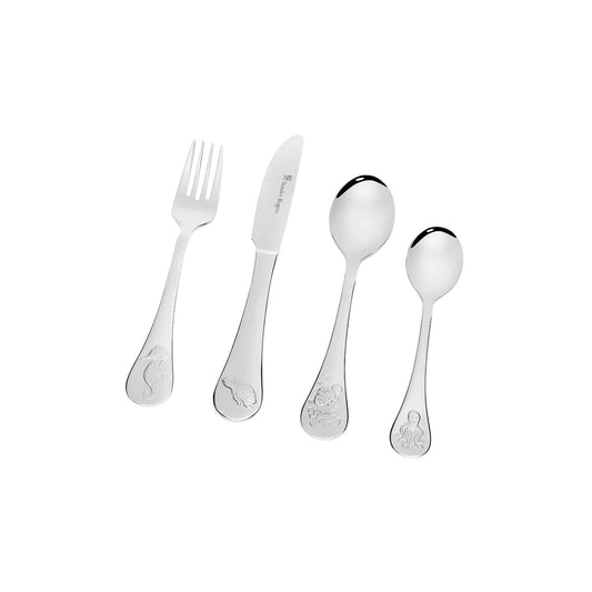 Stanley Rogers Childrens Cutlery Sea Animals 4pc Set