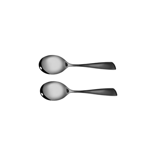 Stanley Rogers Soho Onyx 2pc Serving Spoons