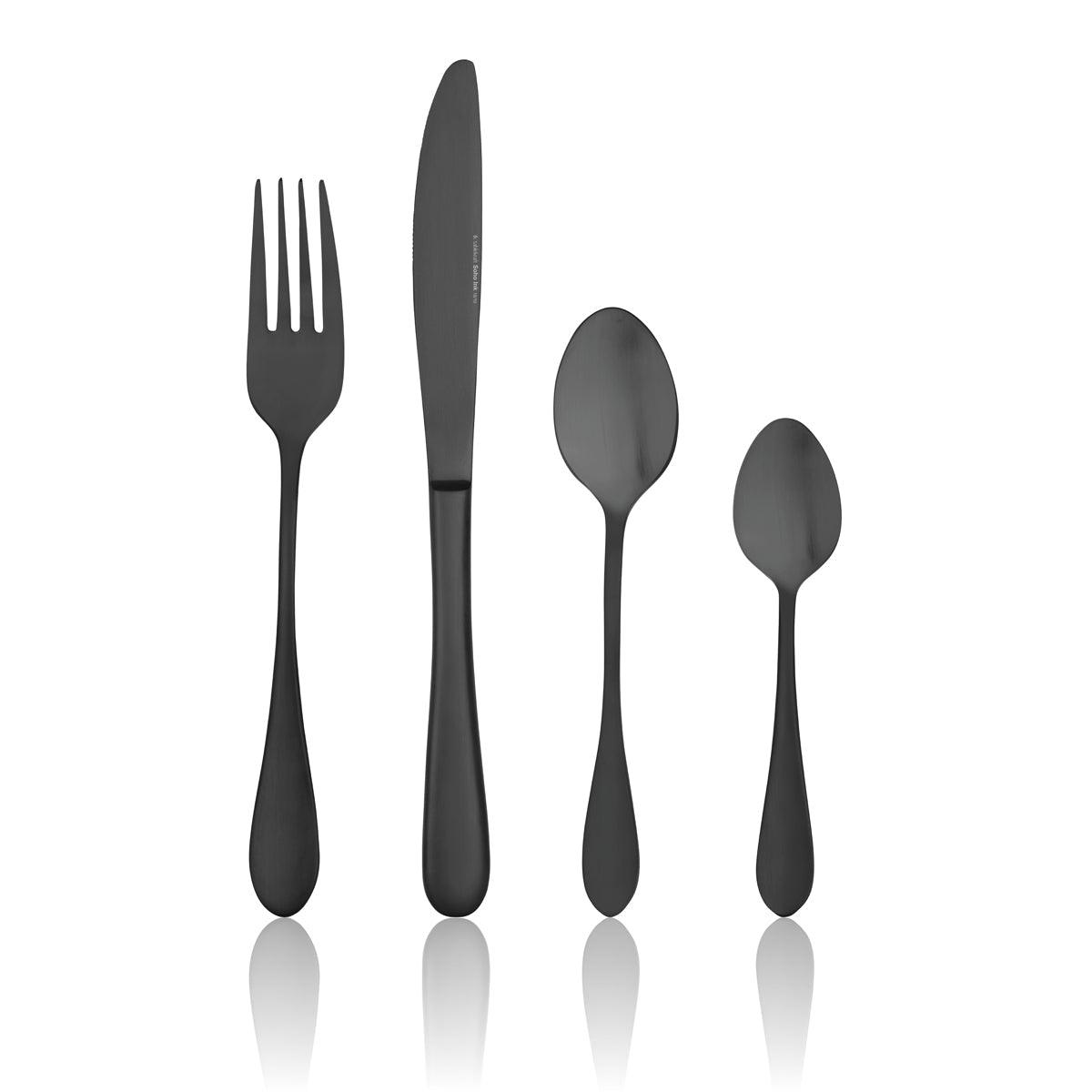 Tablekraft Soho Ink Cutlery Set 24pc - Kitchenly