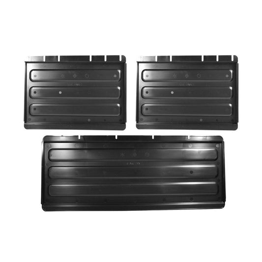 Unica Trolley Panel Set Black To Suit 09603 - Kitchenly