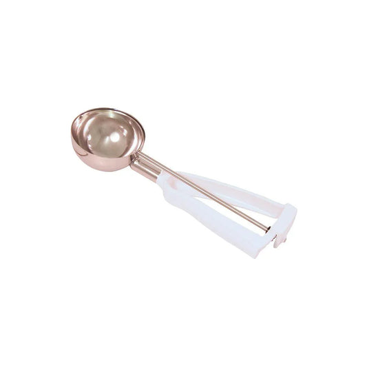 Bonzer Ice Cream Scoop White Handle No.6 80x260mm - Kitchenly