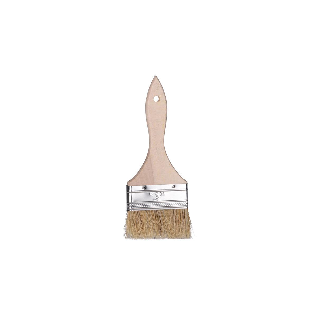 Chef Inox Pastry Brush Natural 75mm - Kitchenly