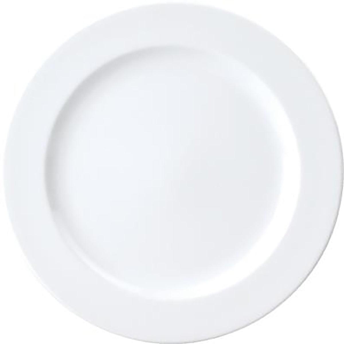 Royal Porcelain Chelsea Round Plate Flat Rim 240mm (Box of 12) - Kitchenly