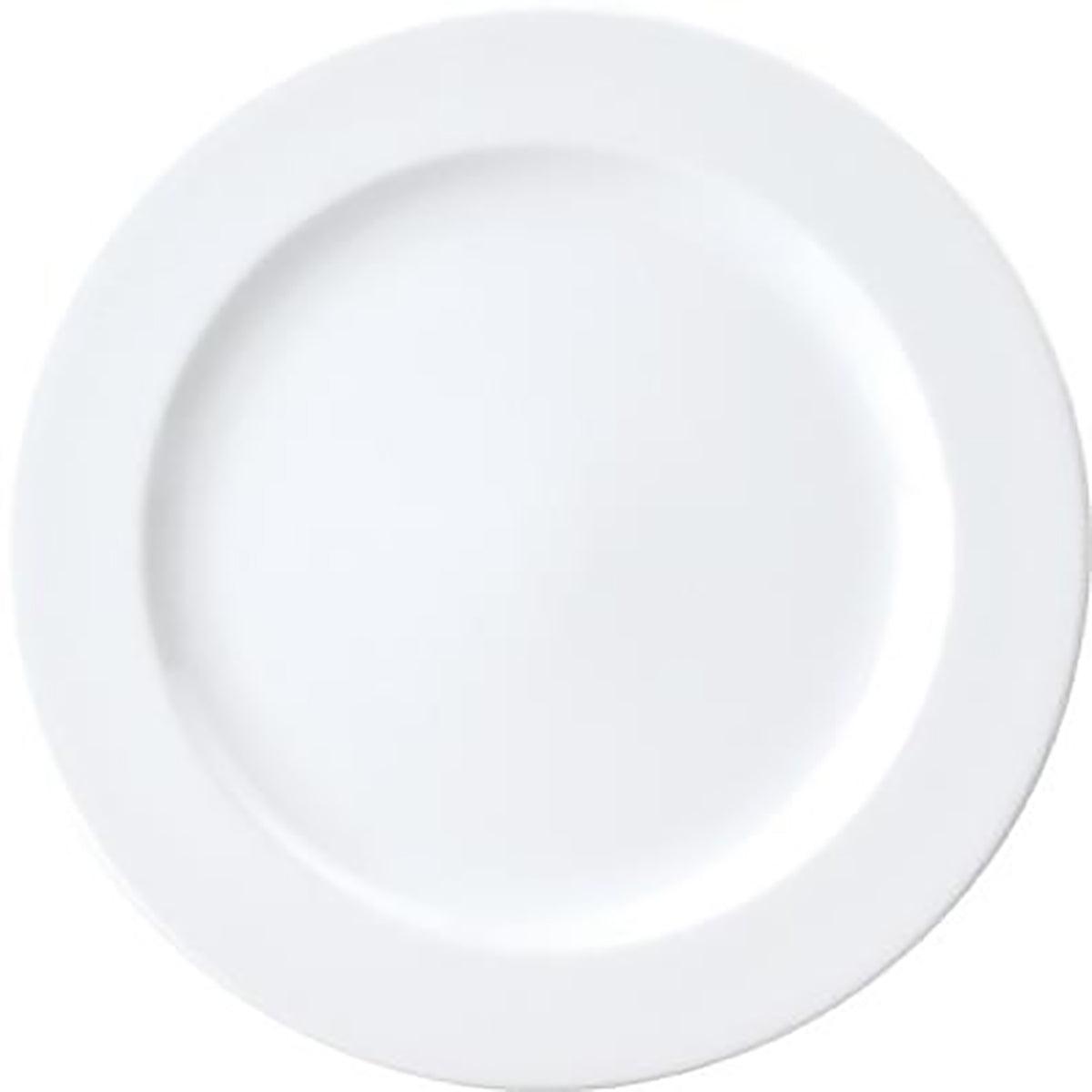 Royal Porcelain Chelsea Round Plate Flat Rim 280mm (Box of 12) - Kitchenly