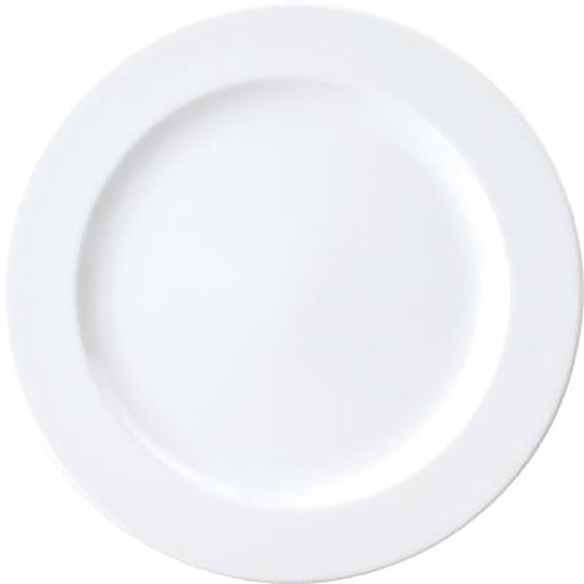 Royal Porcelain Chelsea Round Plate Flat Rim 315mm (Box of 12) - Kitchenly