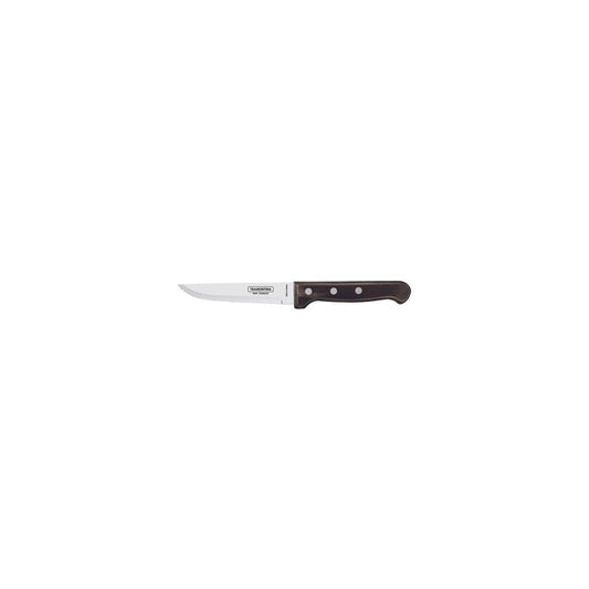 Tramontina Churrasco Steak Knife Gaucho with Polywood Handle Brown 127mm (Box of 12) - Kitchenly