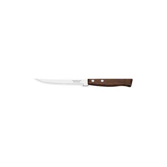 Tramontina Traditional Steak Knife Wood Handle Brown 205mm (Box of 60)