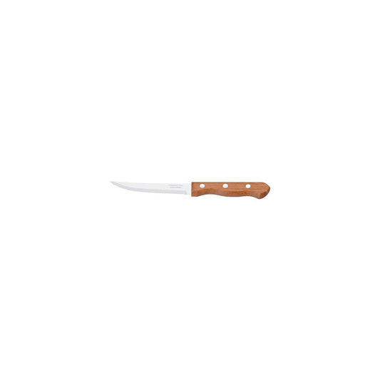 Tramontina Dynamic Steak Knife Serrated Blade Wood 152mm (Box of 12) - Kitchenly