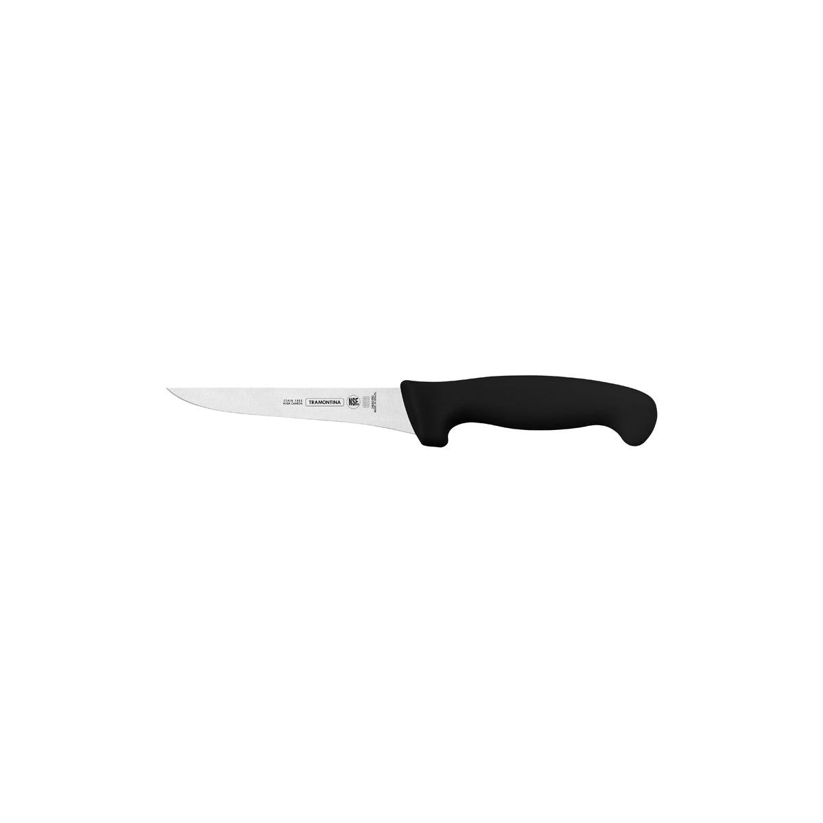 Tramontina Professional Master Black Boning Knife Stiff with Straight Edge 120mm - Kitchenly
