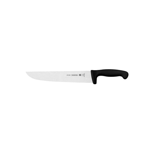Tramontina Professional Master Black Butcher Knife Straight Back 250mm - Kitchenly