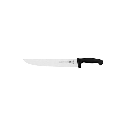 Tramontina Professional Master Black Butcher Knife Straight Back 300mm - Kitchenly