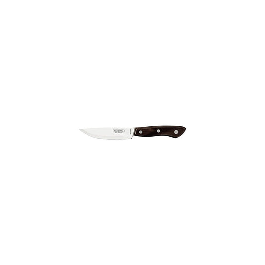 Tramontina Gramado Full Tang Steak Knife Brown 127mm (Box of 12) - Kitchenly