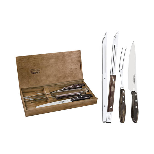 Tramontina Churrasco Camperia Premium Cutlery 3 Piece Set - Kitchenly