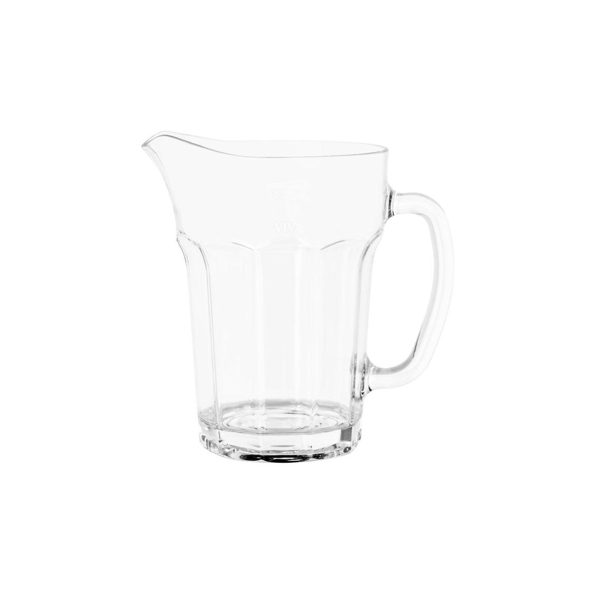Viva Pacific Jug Clear 1270ml Certified at 1140ml (Box of 8) - Kitchenly