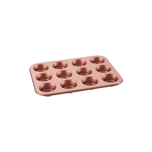Wiltshire Rose Gold Perforated Mini Quiche / Tart Pan 12 Cup
