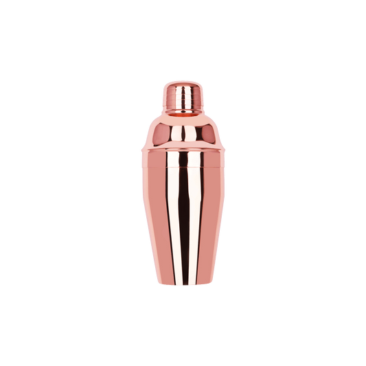Zanzi Classic Club Cocktail Shaker 3pc 300ml Rose Gold - Kitchenly