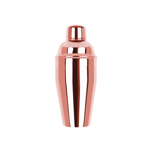 Zanzi Classic Club Cocktail Shaker 3pc 500ml Rose Gold - Kitchenly