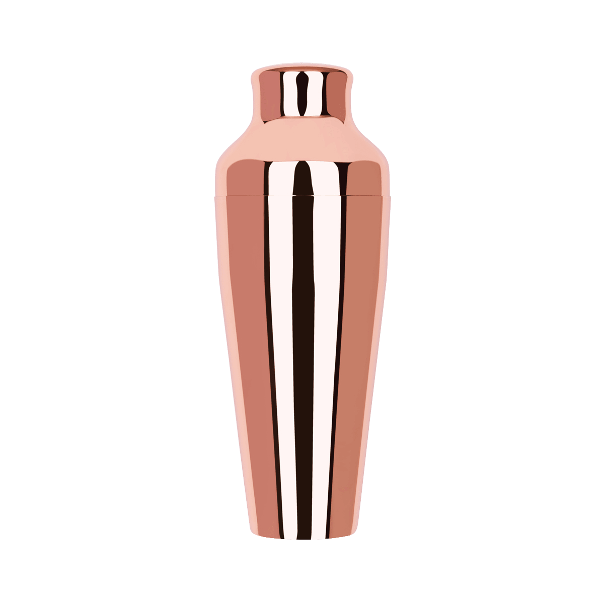 Zanzi Parisian Cocktail Shaker 2pc 500ml Rose Gold - Kitchenly
