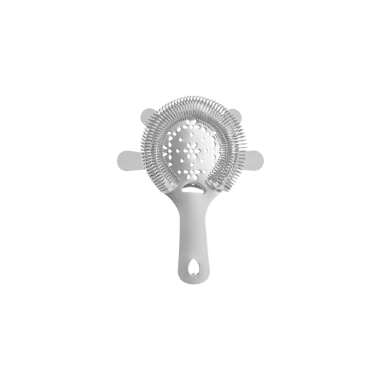 Zanzi 4 Prong Hawthorn Strainer with Flat Handle Stainless Steel - Kitchenly