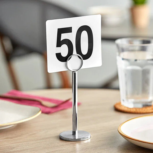 Table Number Stands / Card Holders - Kitchenly