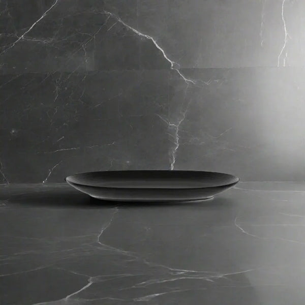 Patra Porcelain Aura Matt Black